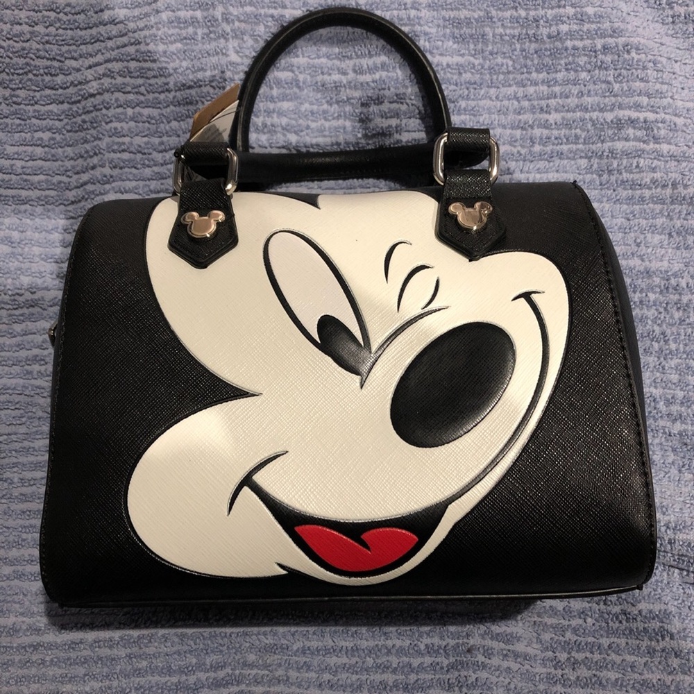 NWT DISNEY MICKEY LOUNGEFLY BAG